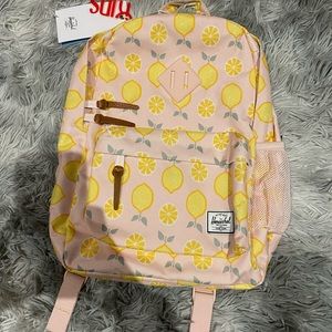 Brand new with tags limited edition lemon herschel Backpack 🍋